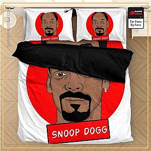 Snoop Dogg Bedding Sets - Snoop Dogg Minimalist Portrait Art White Bedding Set RM0310