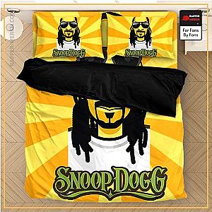 Snoop Dogg Bedding Sets - West Coast Rapper Snoop Dogg Yellow And Orange Bed Linen RM0310