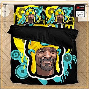 Snoop Dogg Bedding Sets - Snoop Dogg Yellow Fish Beanie Hat Black Bedding Set RM0310