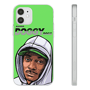 Snoop Dogg Cases - Dope Snoop Doggy Dogg Wearing Hoodie Artwork iPhone 12 Cover RM0310