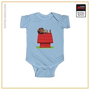 Snoop Dogg Baby Onesies - Adorable Snoop Dogg Cartoon Parody Cool Baby Rompers RM0310