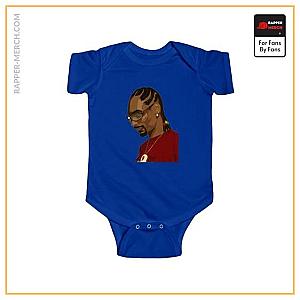 Snoop Dogg Baby Onesies - West Coast OG Snoop Dogg Vectorized Portrait Cool Baby Onesie RM0310