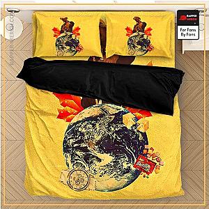 Snoop Dogg Bedding Sets - West Coast Famous Rapper Snoop Dogg Yellow Bedding Set RM0310