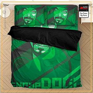 Snoop Dogg Bedding Sets - Amazing Bigg Snoop Dogg Silhouette Green Bedding Set RM0310