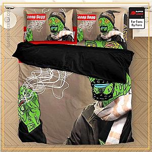 Snoop Dogg Bedding Sets - Zombie Drip Art Snoop Dogg Smoking Weed Bedding Set RM0310