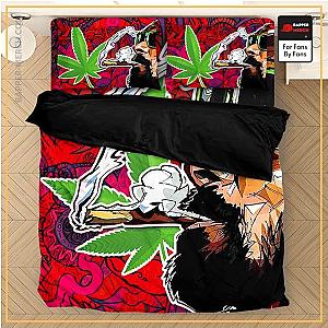 Snoop Dogg Bedding Sets - Snoop Dogg Smoking Blunt Red Oriental Pattern Bed Linen RM0310