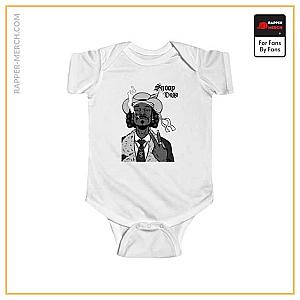 Snoop Dogg Baby Onesies - The Doggfather Snoop Dogg Pimp Artwork Dope Baby Bodysuit RM0310