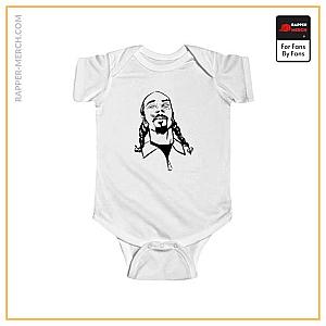 Snoop Dogg Baby Onesies - West Side Gangsta Rapper Snoop Dogg Illustration Baby Onesie RM0310