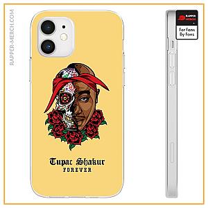 Tupac Shakur Cases - Tupac Makaveli Shakur Forever Skull Cool iPhone 12 Case RM0310