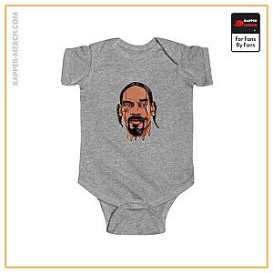 Snoop Dogg Baby Onesies - Long Beach California Rap Icon Snoop Dogg Portrait Baby Onesie RM0310