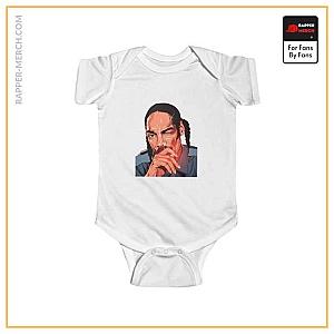 Snoop Dogg Baby Onesies - Dope Snoop Doggy Dogg Smoking Vector Art Baby Onesie RM0310