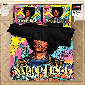 Snoop Dogg Bedding Sets - Snoop Dogg Afro Hairstyle Trippy Background Bedding Set RM0310