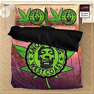 Snoop Dogg Bedding Sets - Long Beach Snoop Dogg West Coast Weed Logo Bed Linen RM0310