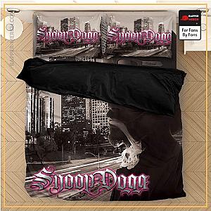 Snoop Dogg Bedding Sets - Monochrome City Background Snoop Dogg Smoke Out Bed Linen RM0310