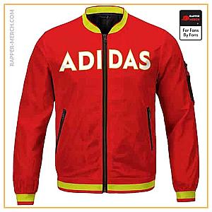 Snoop Dogg Jackets - Snoop Dogg Scary Movie Adidas Parody Red Bomber Jacket RM0310