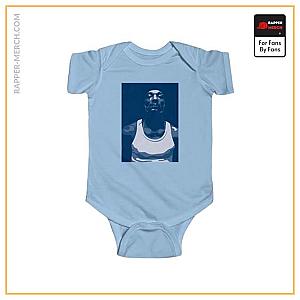 Snoop Dogg Baby Onesies - Thug Life Snoop Doggy Dogg Crips Blue Baby Romper RM0310