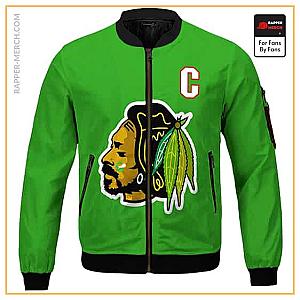 Snoop Dogg Jackets - Chicago Blackhawks Snoop Dogg Design Letterman Jacket RM0310