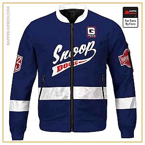 Snoop Dogg Jackets - Snoop Dogg Long Beach Puck Hcky Dope Blue Bomber Jacket RM0310