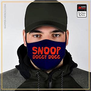 Snoop Dogg Face Masks - Hip Hop Snoop Doggy Dogg Brick Logo Navy Blue Face Mask RM0310