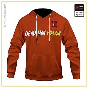 Snoop Dogg Hoodies - Snoop Dogg Album Dead Man Walking Stylish Orange Hoodie RM0310