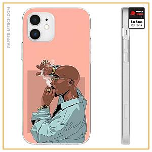 Tupac Shakur Cases - American Hip-Hop Rapper Tupac Makaveli Smoking iPhone 12 Case RM0310