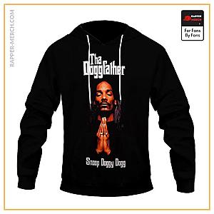 Snoop Dogg Hoodies - Tha Doggfather Snoop Dogg Praying Classic Portrait Hoodie RM0310