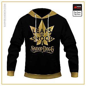 Snoop Dogg Hoodies - Leafs By Snoop Dogg Gold Cannabis Brand Logo Cool Hoodie RM0310