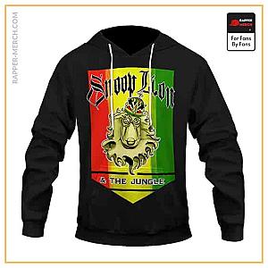 Snoop Dogg Hoodies - Snoop Lion And The Jungle Reggae Logo Epic Black Hoodie RM0310