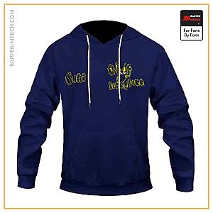 Snoop Dogg Hoodies - The Dogg Pound Snoop Dogg Head Artwork Blue Hoodie Jacket RM0310