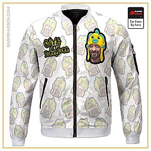 Snoop Dogg Jackets - Faded Snoop Dogg In Fish Hat Pattern Cool Bomber Jacket RM0310