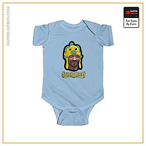 Snoop Dogg Baby Onesies - Cool Snoop Dogg In Fish Hat High And Faded Baby Romper RM0310