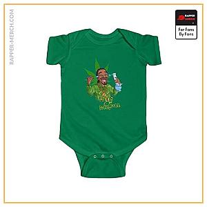 Snoop Dogg Baby Onesies - Happy And Blessed Snoop Dogg With Bong Baby Romper RM0310