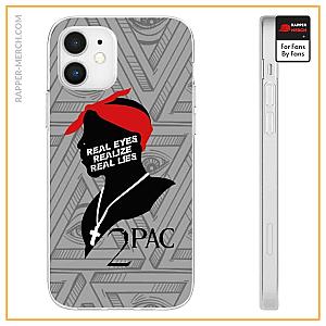 Tupac Shakur Cases - 2Pac Shakur Real Eyes Realize Real Lies Cool iPhone 12 Case RM0310