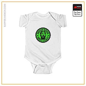 Snoop Dogg Baby Onesies - West Coast King Snoop Dogg Green Logo Cool Baby Onesie RM0310