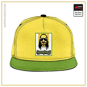 Snoop Dogg Caps - Stunning Snoop Dogg Art Yellow Snapback Baseball Cap RM0310