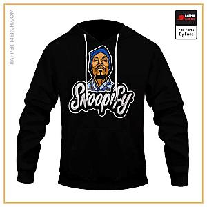 Snoop Dogg Hoodies - Amazing Snoop Dogg Spliff Snoopify Art Black Hoodie Jacket RM0310