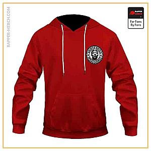 Snoop Dogg Hoodies - West Coast Hip Hop Icon Snoop Dogg Red Pullover Hoodie RM0310