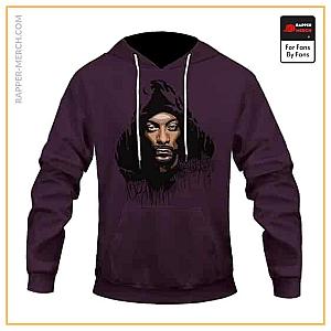 Snoop Dogg Hoodies - West Coast Rapper Snoop Dogg Graffiti Art Purple Hoodie RM0310