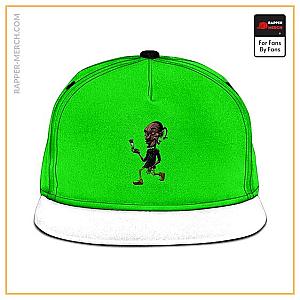 Snoop Dogg Caps - Amazing Snoop Dogg With Spliff Green Snapback Cap RM0310