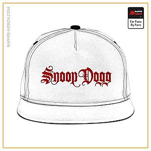 Snoop Dogg Caps - Snoop Dogg Minimalistic Logo White Snapback Hat RM0310