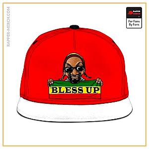 Snoop Dogg Caps - Bless Up Rastafarian Snoop Lion Cartoon Snapback Cap RM0310