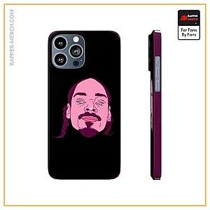 Snoop Dogg Cases - Hip-Hop Rapper Snoop Dogg Purple Head Art Dope iPhone 13 Case RM0310