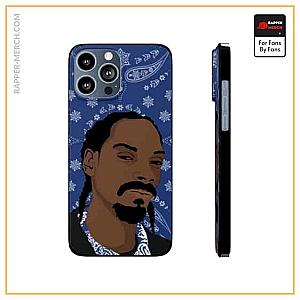 Snoop Dogg Cases - Thug Life Snoop Dogg LBC Crips Blue Bandana iPhone 13 Case RM0310