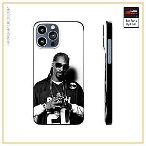 Snoop Dogg Cases - Hip-Hop Artist Snoop Dogg Monochrome Portrait iPhone 13 Case RM0310