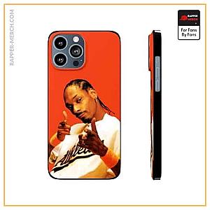 Snoop Dogg Cases - Long Beach Rapper Snoop Dogg Portrait Orange iPhone 13 Case RM0310