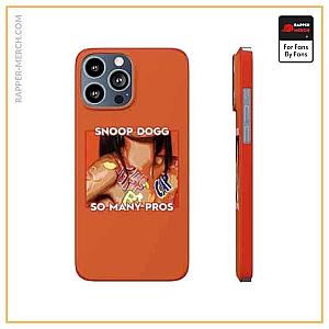 Snoop Dogg Cases - Snoop Dogg So Many Pros Music Logo Orange iPhone 13 Case RM0310