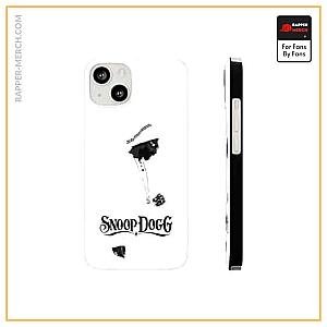 Snoop Dogg Cases - American Rapper Snoop Dogg Minimalist White iPhone 13 Case RM0310