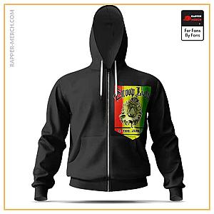 Snoop Dogg Zipped Hoodies - Rastafarian Colors Snoop Lion And The Jungle Zip Hoodie RM0310