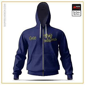 Snoop Dogg Zipped Hoodies - Tha Dogg Pound Snoop Dogg Awesome Blue Zip Up Hoodie RM0310