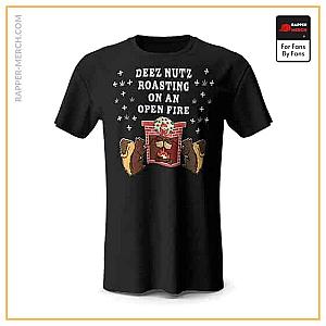 Snoop Dogg T-shirts - Snoop Dogg Deez Nutz Roasting On An Open Fire Shirt RM0310